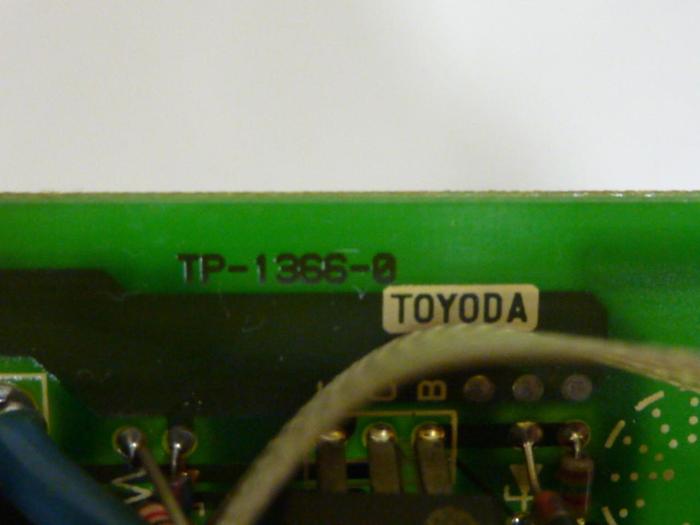 Used TOYODA Output Module TP-1366-0 #60939