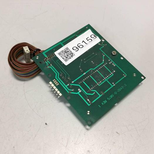 Used OAK LED Indicator w/ Ribbon Cable C-2492-D-3075 #96159