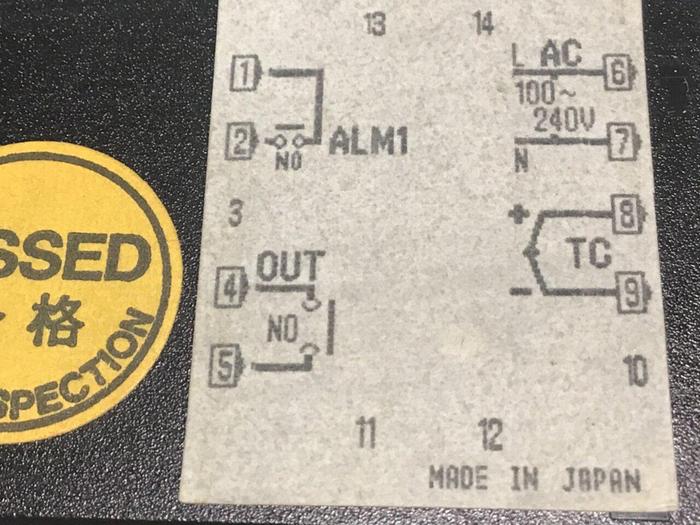 Used RKC Temperature Control REX-C100 FKA1-M.CN #127584