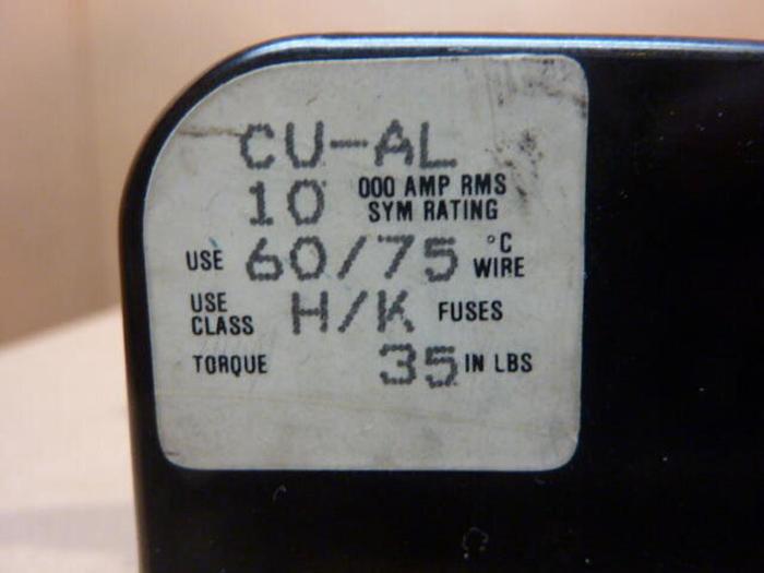 Used GOULD 30 Amp Fuse Block 60308 #33187