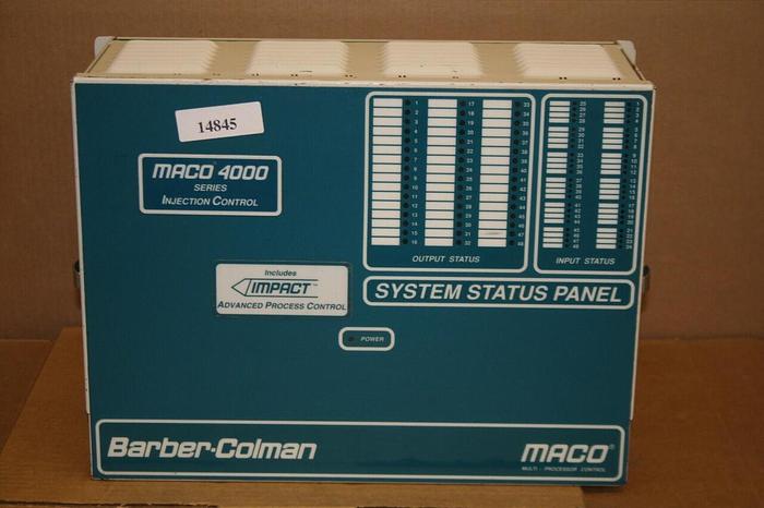 Used BARBER COLMAN Control Card Rack 40AA-2A0AC-000-B-00 Used