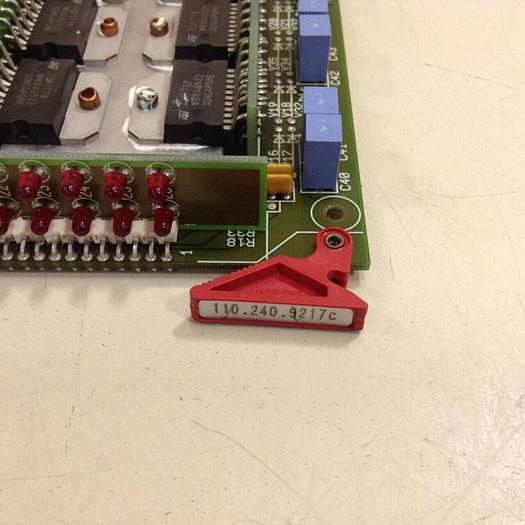 Used NETSTAL Circuit Board DIO 110.2409216A #77975