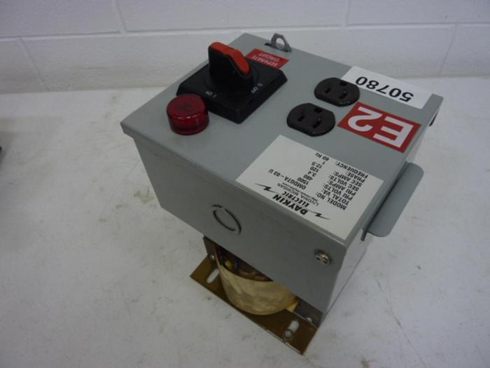 Used DAYKIN 1.5 kVA Transformer OMDGTA-03U #50780