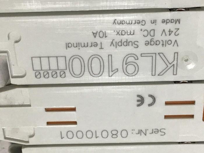 Used BECKHOFF Power Supply Terminal KL9100 #125230