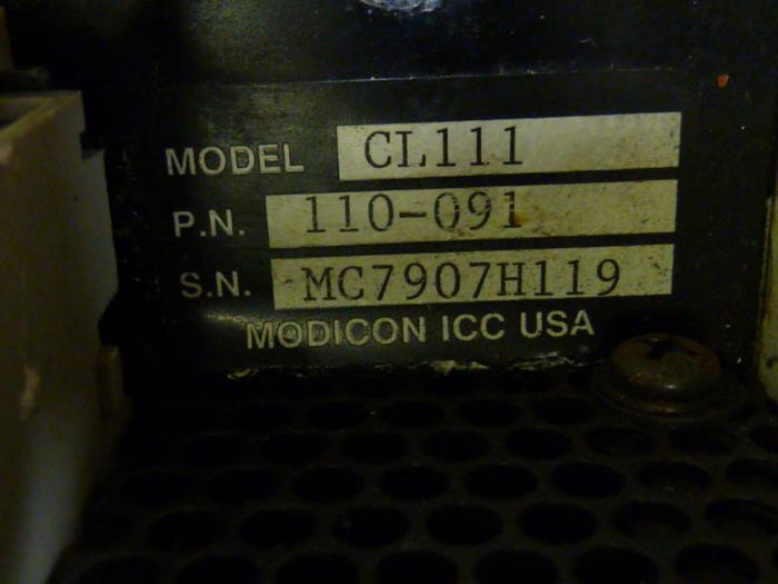 Used MODICON Servo Drive Controller CL111 #52474
