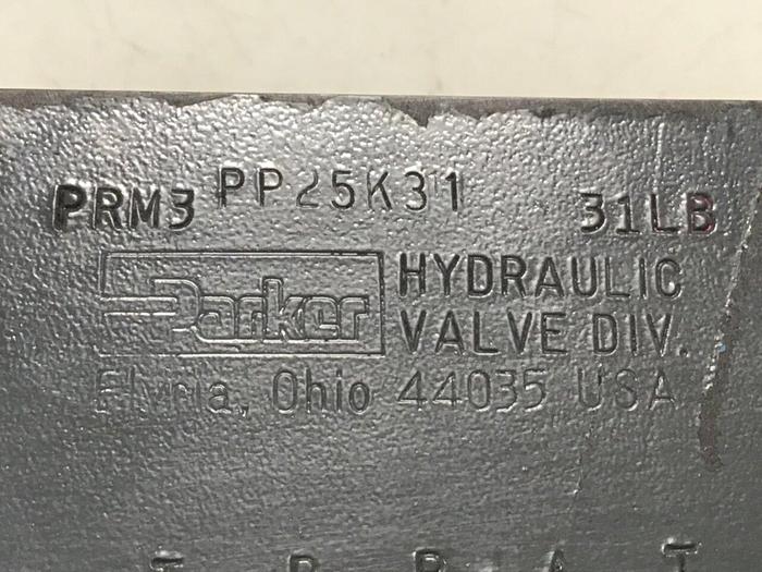 Used PARKER Valve PRM3PP25K31 #119544