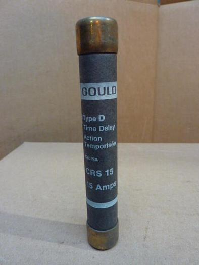 Used GOULD / SHAWMUT 15 Amp Fuse CRS15 #33619