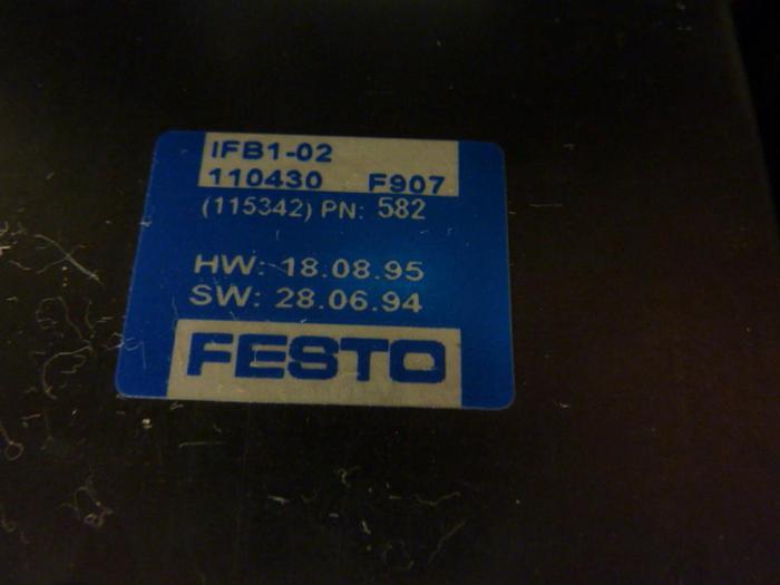 Used FESTO Control Block IFB1-02 #52748