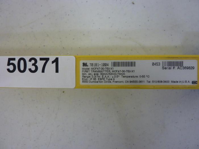 Used STI Light Curtain Transmitter MCF47-30-750-X1 #50371