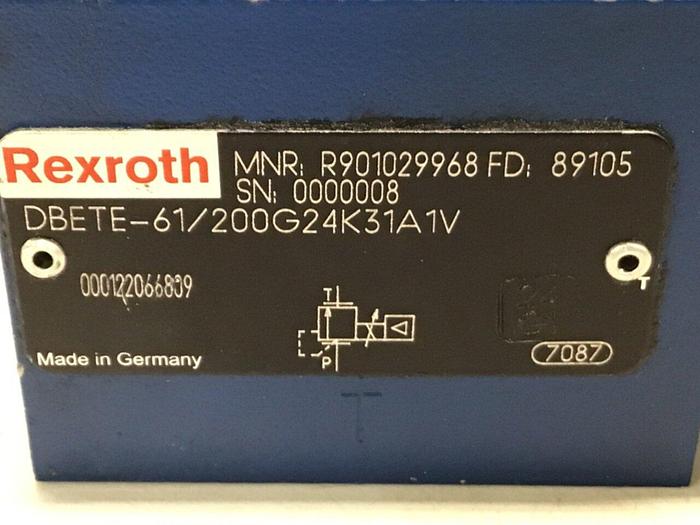Used REXROTH Valve DBETE-61/200G24K31A1V Used