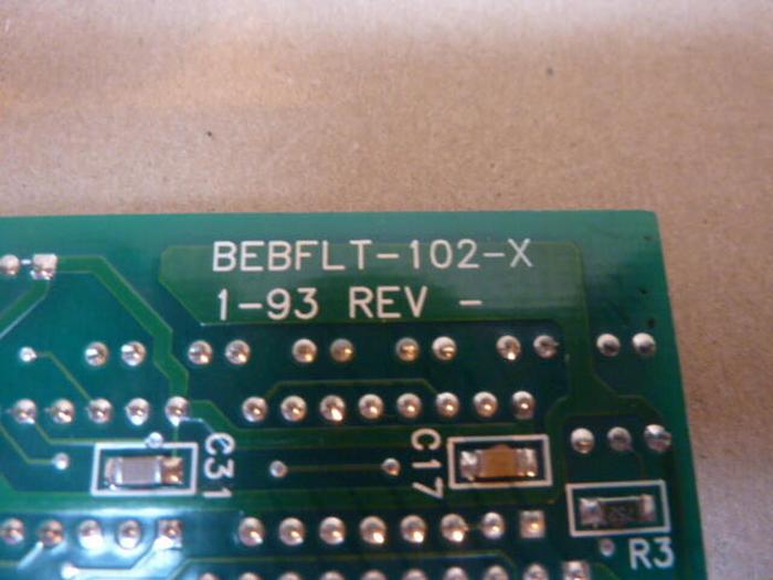 Used BALANCE ENGINEERING Circuit Board BEBFT-102-X #32853