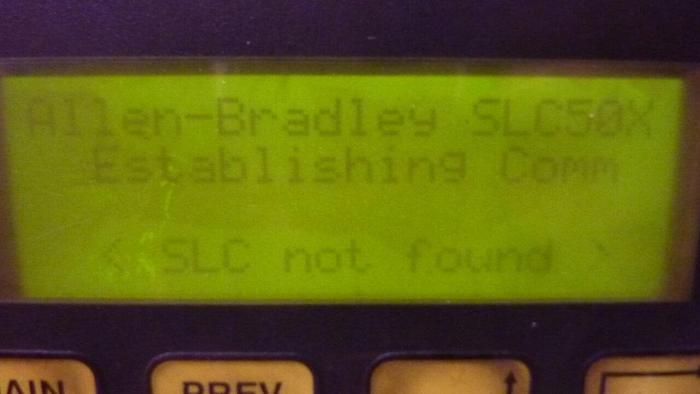 Used SPECTRUM CONTROLS Operator Interface Panel S0I-200-AB-120A-28K-485-RTC #72119