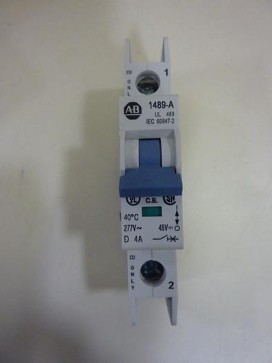 ALLEN BRADLEY 4 Amp Circuit Breaker 1489-A1D040 SER A #64383