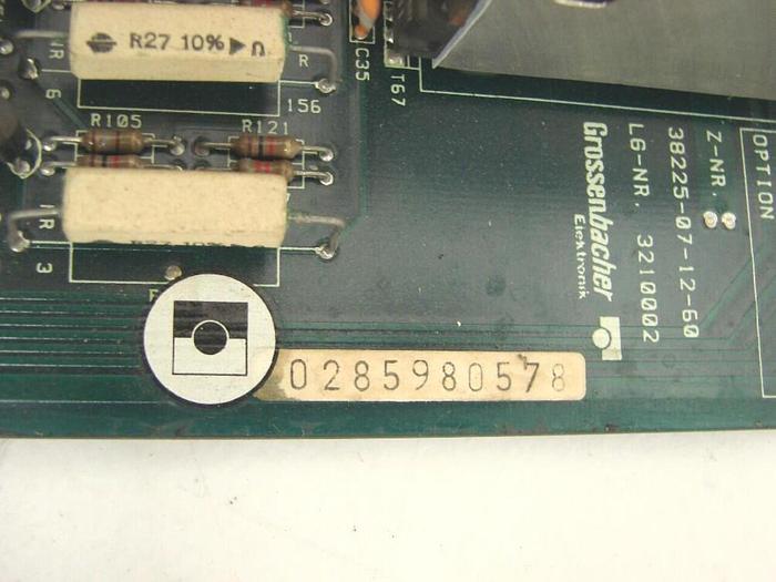 Used GROSSENBACHER Output Card FMS-S88 Used
