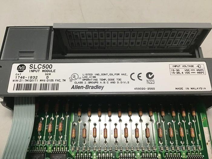 Used ALLEN BRADLEY Input Module 1746-IB32 SER D #48048