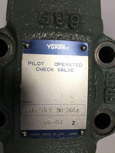 Used YUKEN Pilot Operated Check Valve CPDG-03-E-30-2014 USED