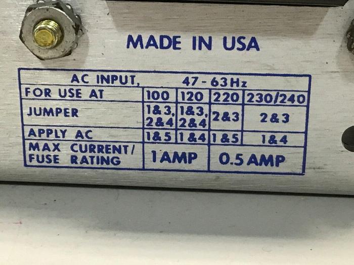 Used POWER-ONE Power Supply HBB15-1.5-A #98020