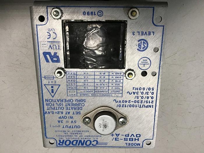 Used POWER ONE Power Supply HB5-3/OVP-A #120650