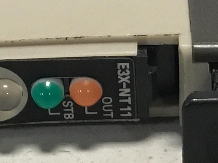 Used OMRON Photoelectric Sensor E3X-NT11 #128470