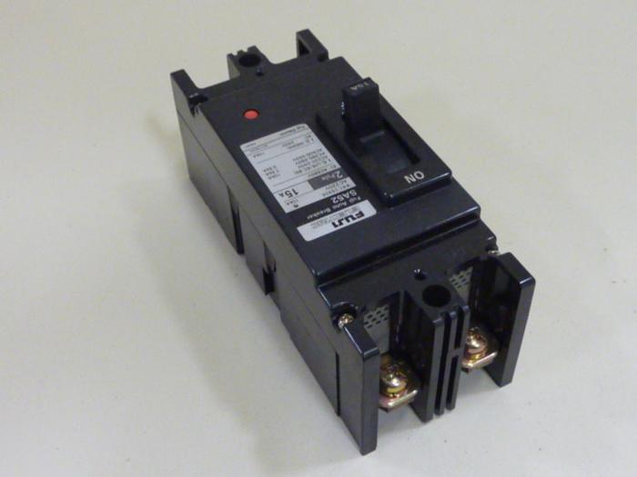 Used FUJI ELECTRIC 15 Amp Auto Circuit Breaker SA52-15 #60726