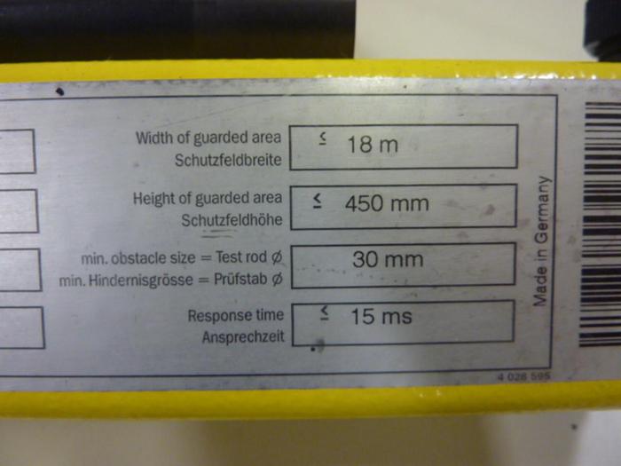 Used SICK OPTIC ELECTRONIC Light Curtain Receiver FGSE 450-23 #57731