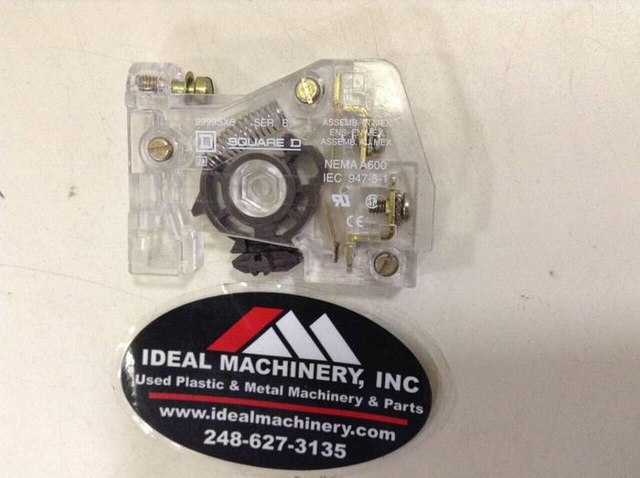 Used SQUARE D N.O. Electrical Interlock 9999SX6 #75857