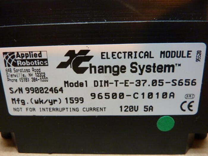 APPLIED ROBOTICS INC Electrical Module DIM-T-E-37.05-S656 #34391