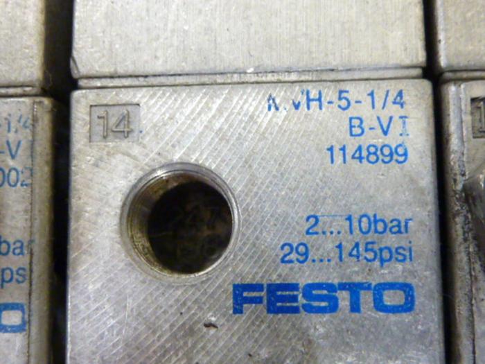 Used FESTO Control Block / Valve Terminal IFB8-02 #52871