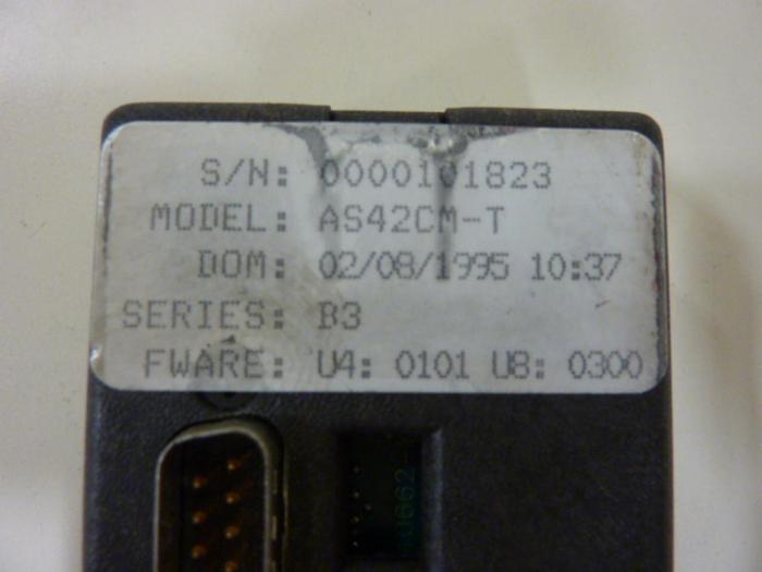 Used SQUARE D Control Module AS42CM-T Used