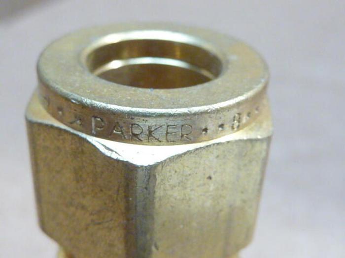 HY-LOK Brass Tube Fitting CUA8-BRAS #39379 SCRAPPED / DNL