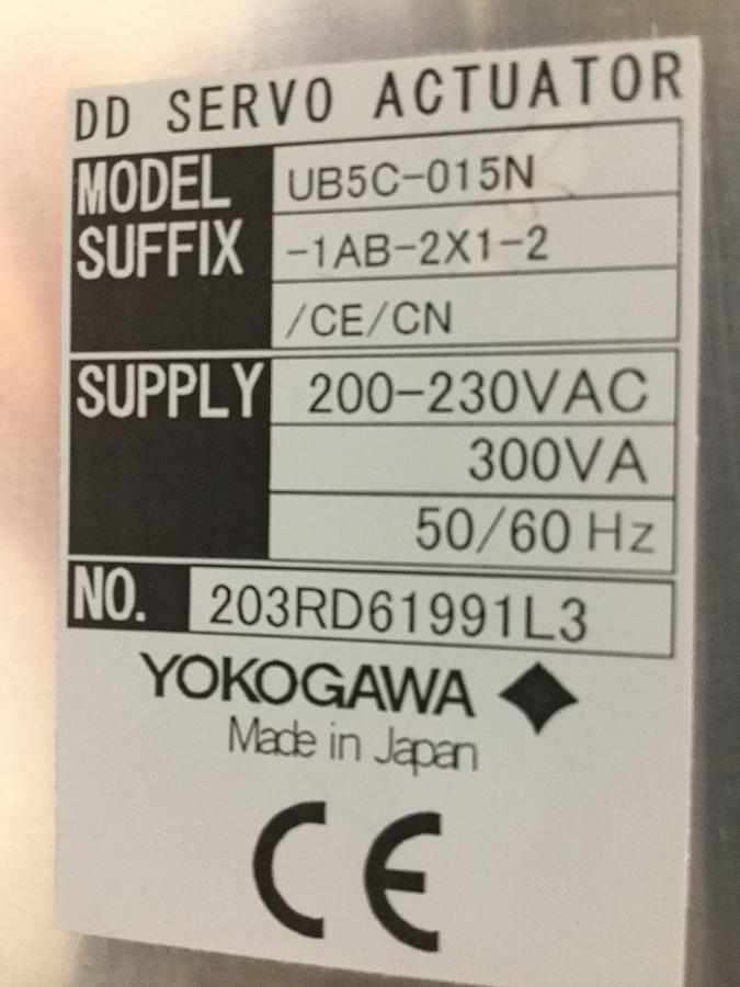 Used YOKOGAWA DD Servo Amplifier UB5C-015N-1AB-2X1-2/CE/CN Used #98686