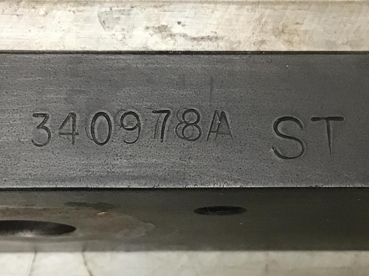 Used VAN DORN 340978AST Center Platen Shoe Assembly Used #142853