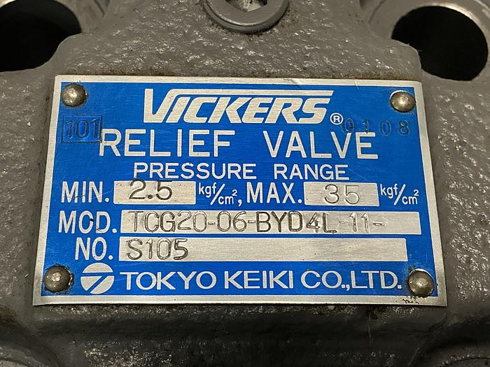 Used VICKERS TCG20-06-BYD4L-11