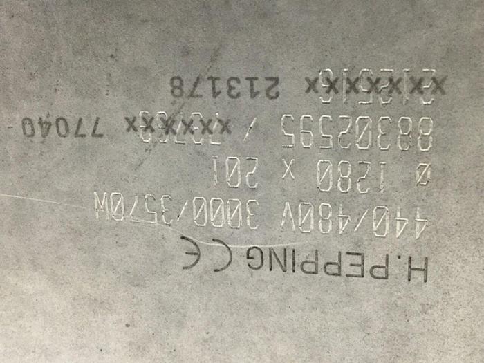 Used H PEPPING 3000/3570 Watt Heater Band 88302595 #111133