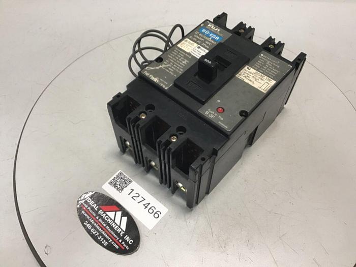 Used FUJI ELECTRIC 60 Amp Circuit Breaker BU-ESB3060 #127466
