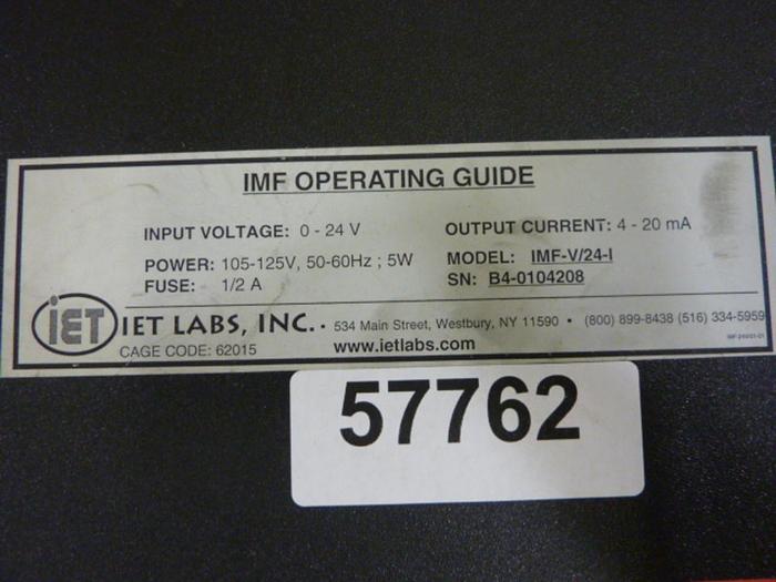 Used IET Converter IMF-V/24-I #57762