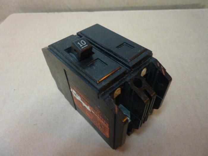 Used WESTINGHOUSE 10 Amp Circuit Breaker QC2010 #31347