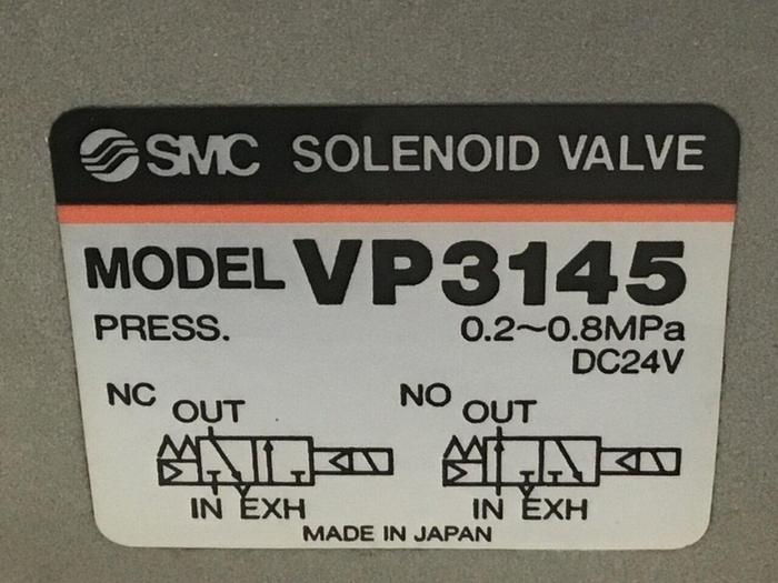 Used SMC Solenoid Valve VP3145 #124271