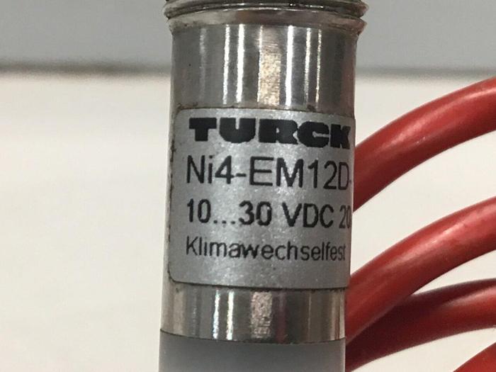 Used TURCK ELEKTRONIK Sensor NI4EM12DAP6S120 #128334