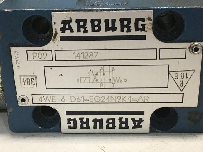 Used ARBURG Valve 4WE6D61EG24N9K4-AR #137842