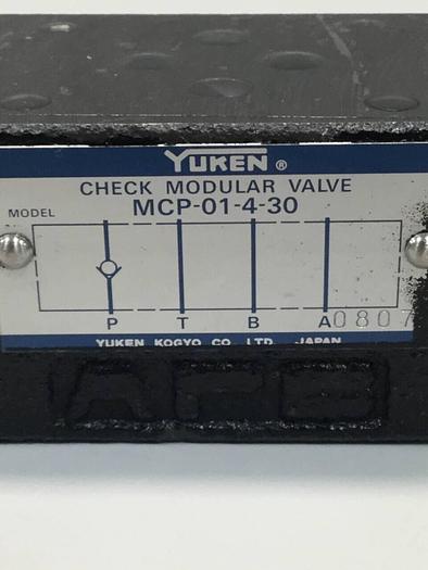 Used YUKEN Check Modular Valve MCP-01-4-30 #98882