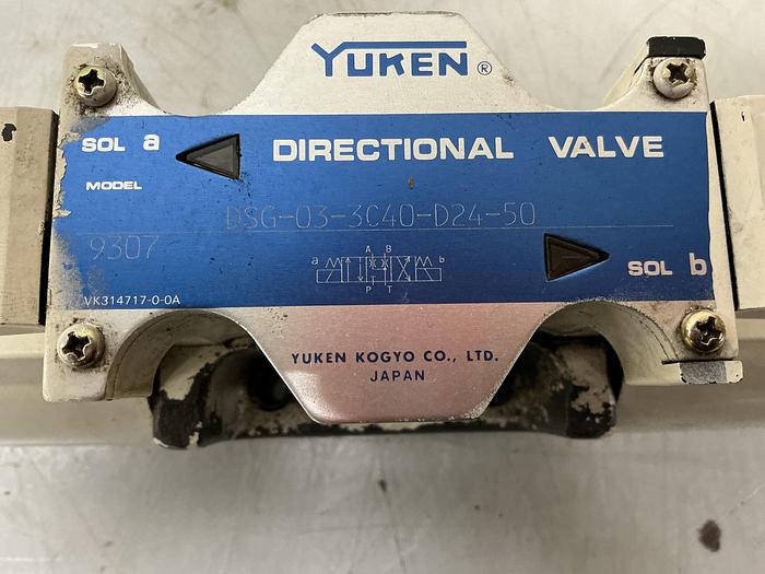 Used YUKEN DSG-03-3C40-D24-50