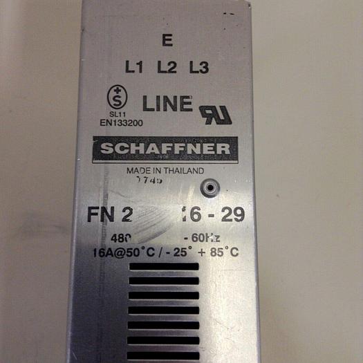 Used SCHAFFNER Line Filter FN 258-16-29 #80405