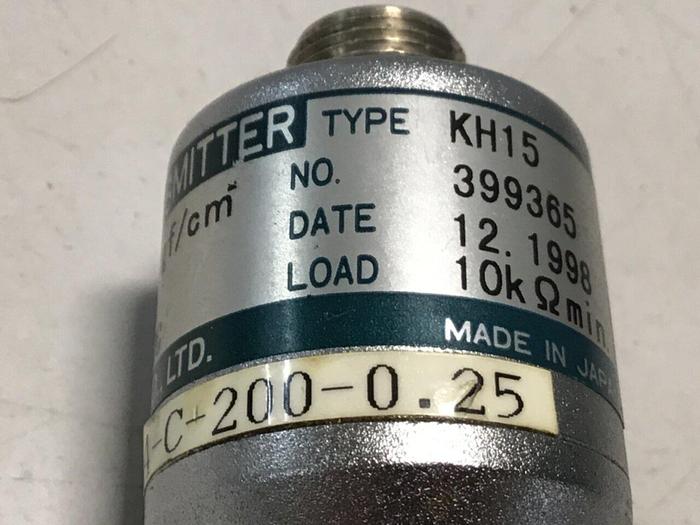 Used NAGANO Pressure Transmitter KH15-PT14-C-200-0.25 #126522