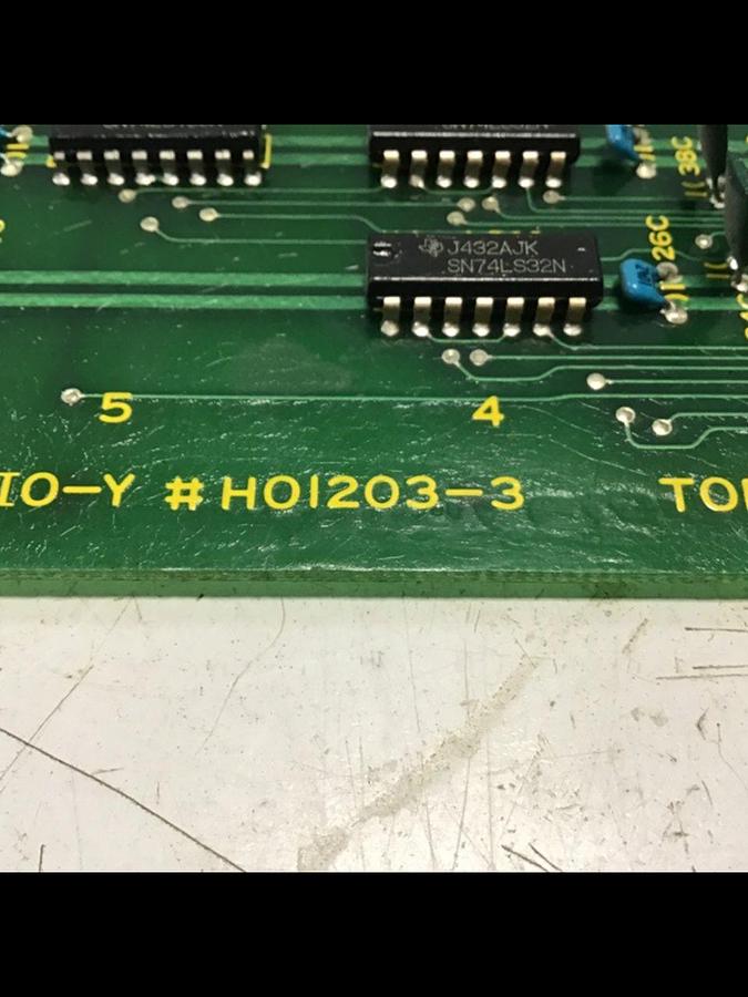 Used TOSHIBA Injectrol V Circuit Board H01203-3 Used