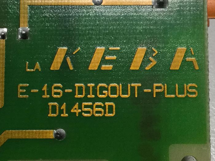 Used KEBA Engel Output Board E-16-DIGOUT-PLUS D1456D Used