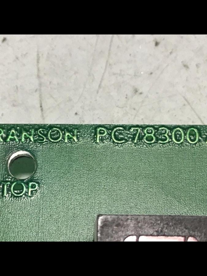 Used BRANSON Circuit Board PC78300 A Used