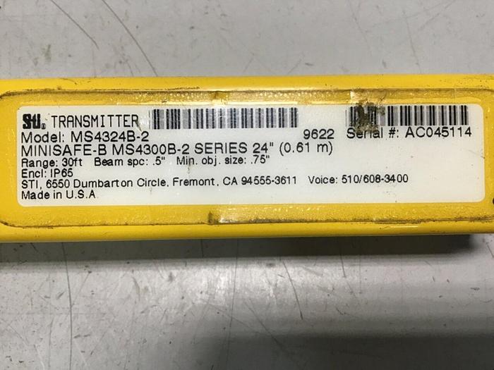 Used STI Light Curtain Transmitter MS4324B-2 #139913