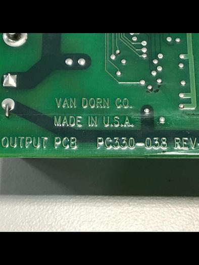 Used VAN DORN Pathfinder DC Output Board PC330-038 Used