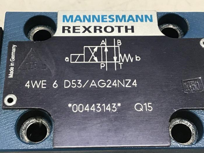 Used REXROTH Valve 4WE 6 D53 4WE6D53/AG24NZ4 #117147